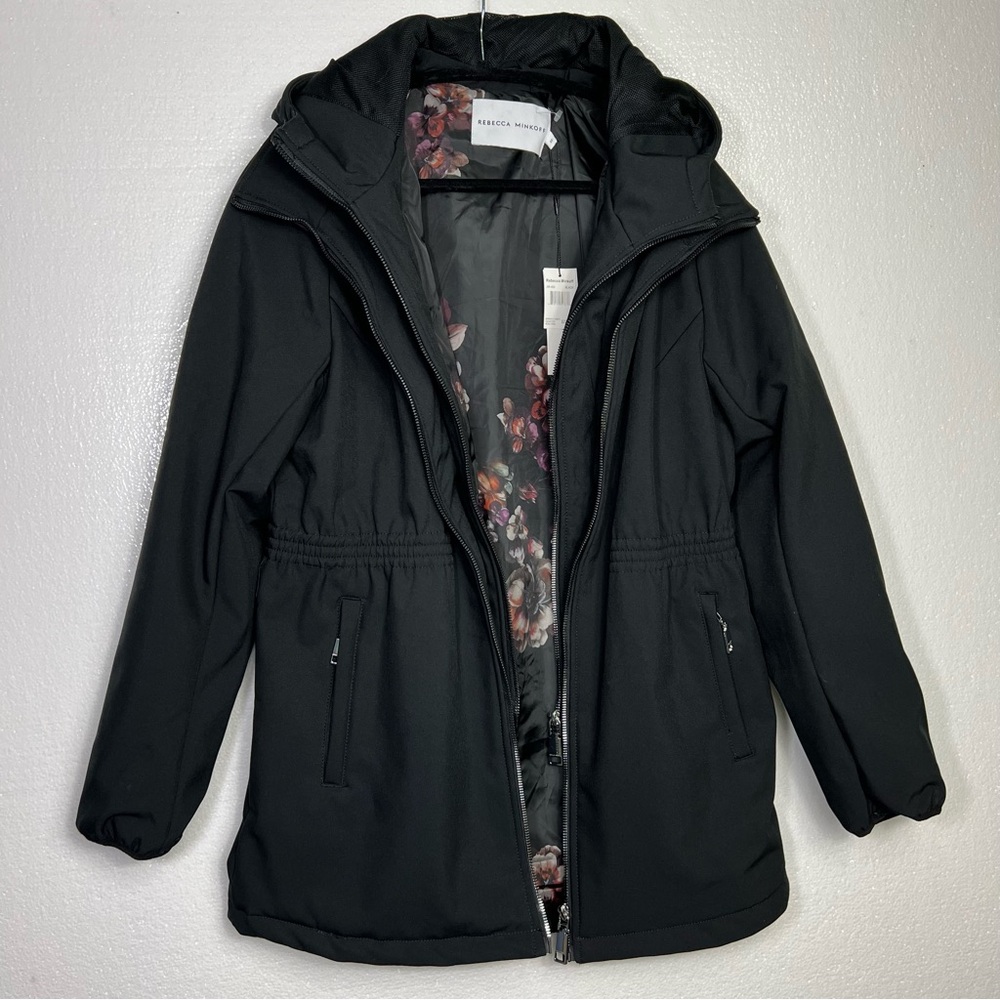 Rebecca Minkoff black coat size S NWT